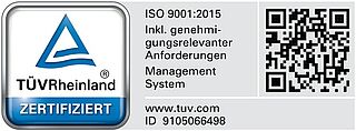 TÜV Rheinland Zertifiziert.