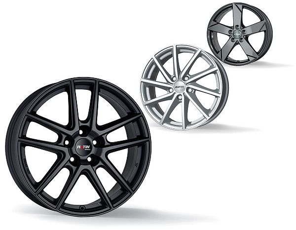 Collection of alloy wheels