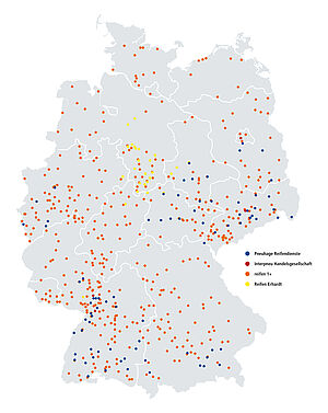 Standorte der Pneuhage Unternehmensgruppe und Partner